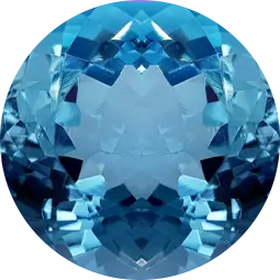 Niebieski  topaz